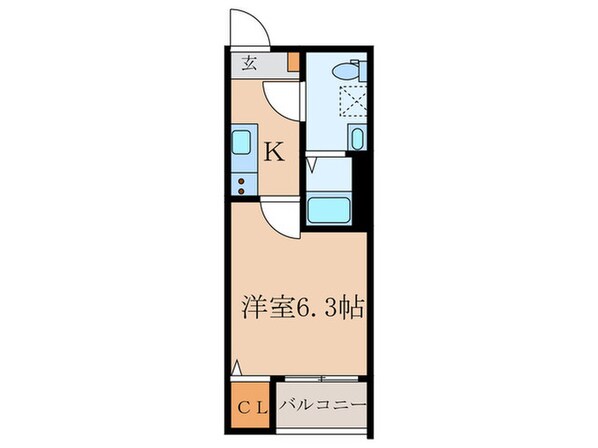 メイクスR矢田Ⅰの物件間取画像